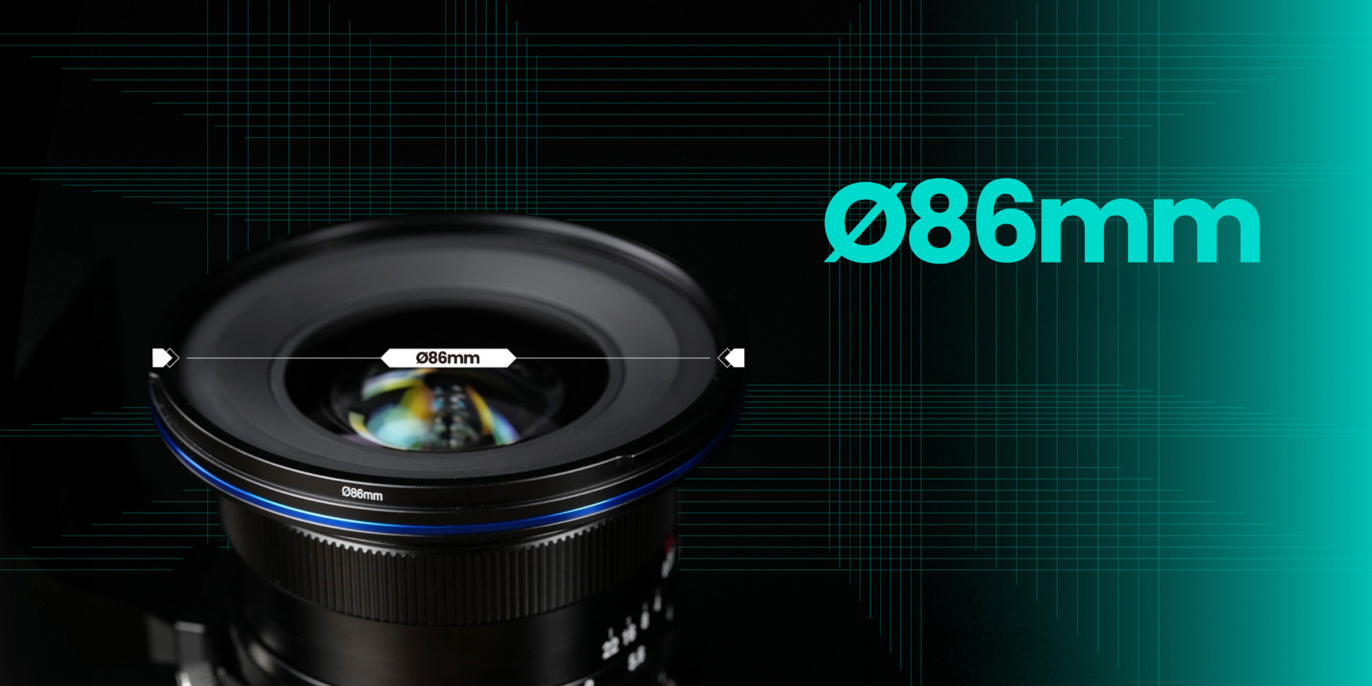width=100% Obiektyw Laowa 17 mm f/4 Zero-D Shift do Sony E